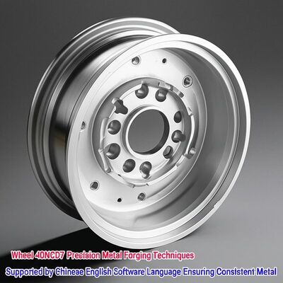 Wheel 40NCD7 Precision Metal Forging Techniques Supported by Chinese English Software Language Ensuring Consistent Metal