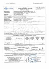 Cuerpo y cierre NORSOK M650, PED 2014/68/UE Material de forja de válvulas ASTM F51, ASTM F53