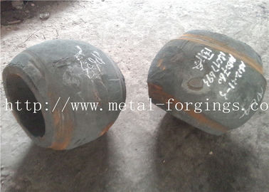 Forjas de encargo trabajadas a máquina ásperas que forjan a dos caras de la vávula de bola de acero inoxidable F60