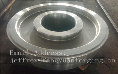 EN JIS ASTM AISI BS DIN recipiente a presión forjado piezas en blanco piezas de molienda rueda helicoidal anillo de engranaje rueda